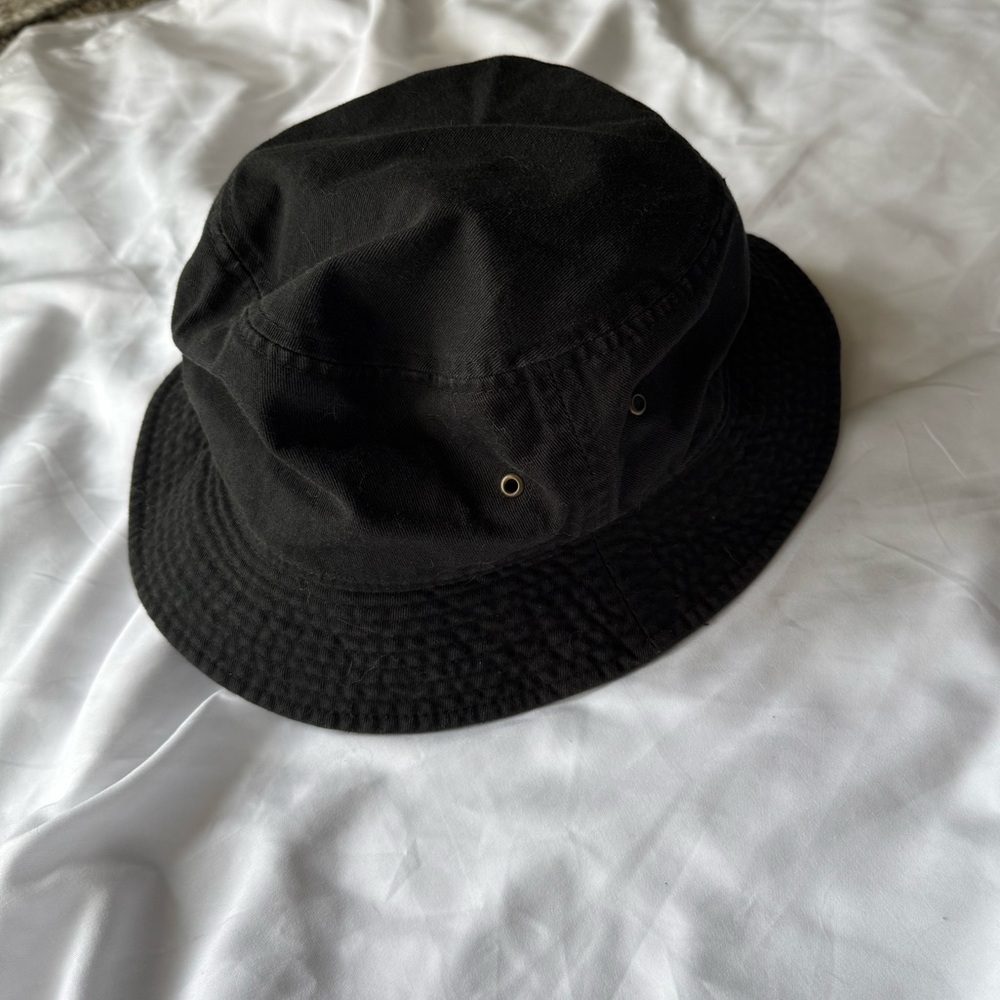 Gelante Cotton Black Bucket Hat